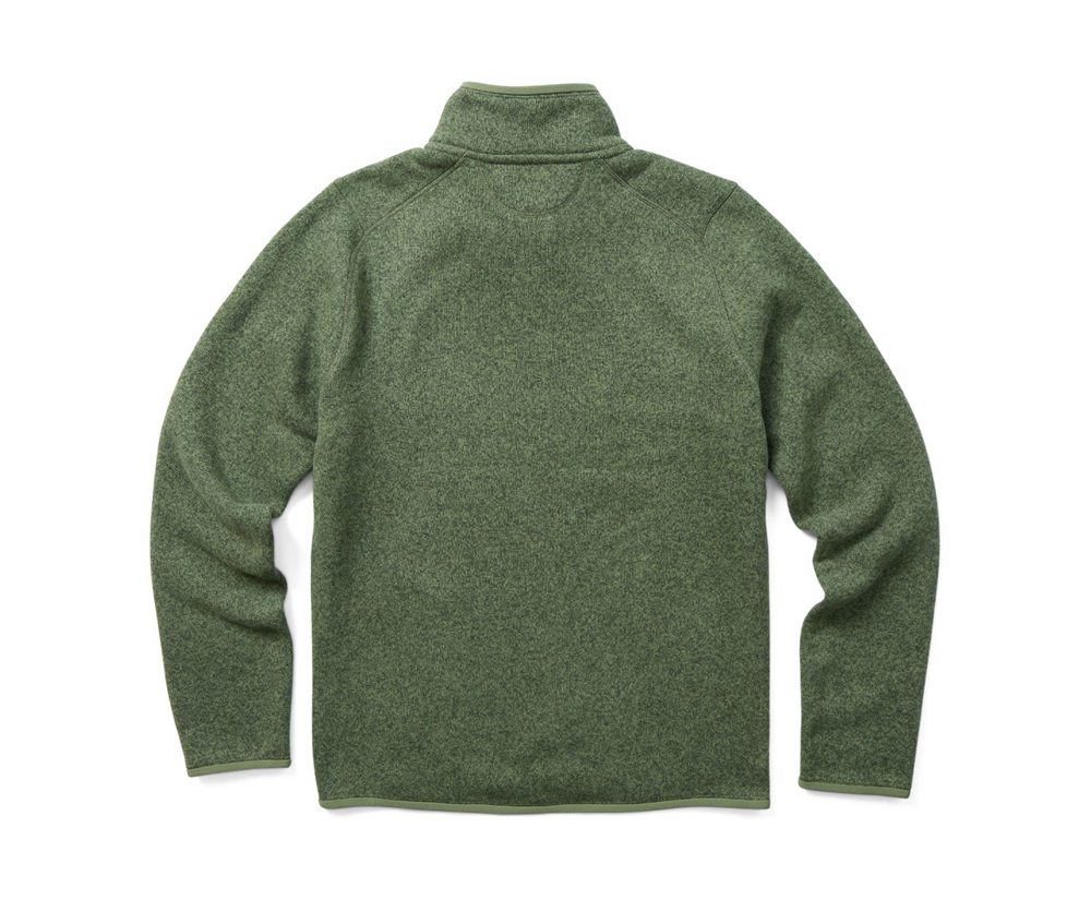 Merrell Pullover Olive - Sweater Weather 1/4 Zip - Mens 43OTCBMWZ